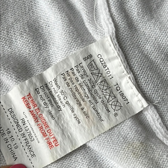 Tartine et Chocolat White Knit Sweater 9-12 months 1 A baby beautiful detail - Picture 8 of 9